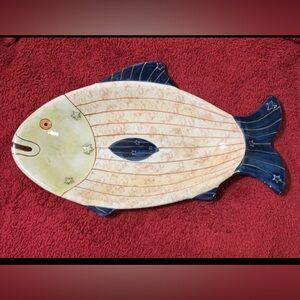 Pure Art Fish Bowl Stars and Stripes by Carol Andres RARE!